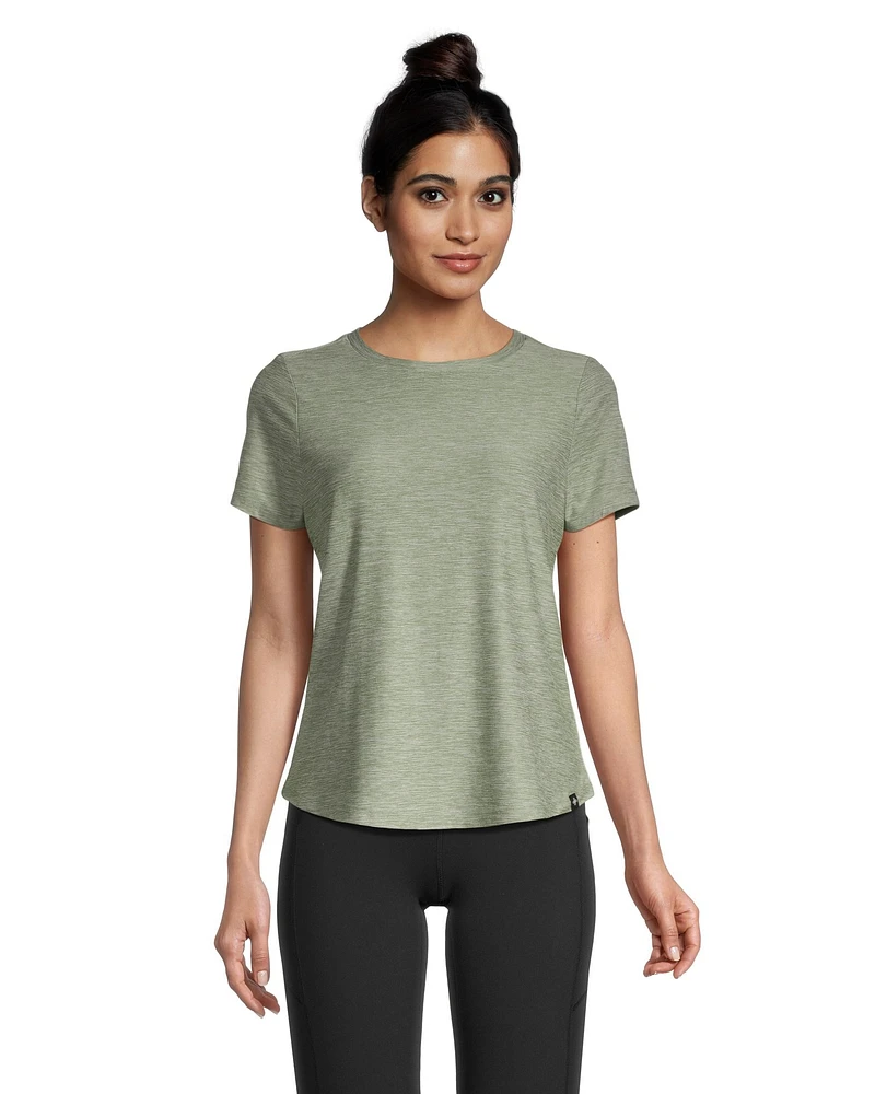 Shambhala Women's Short Sleeve Pleat Tee