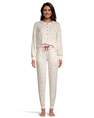 Denver Hayes Women's Jersey Pajama Set