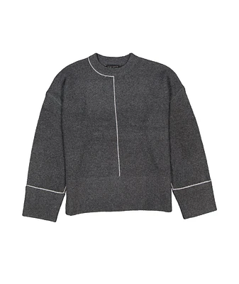 Silver Women's Crew Neck Sweater