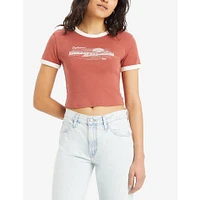 Levi's Women's Graphic Ringer Mini T Shirt