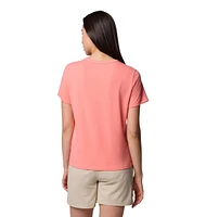 Columbia Women's Sun Trek Omni-Shade Short Sleeve T Shirt