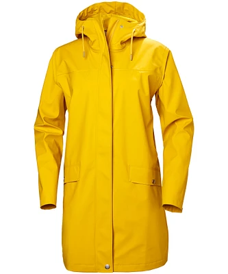 Helly Hansen Women's Moss Helox+ PU Waterproof Hooded Long Rain Jacket