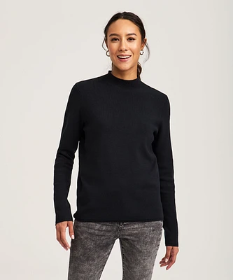 Denver Hayes Women's Mock Neck Crop Pullover