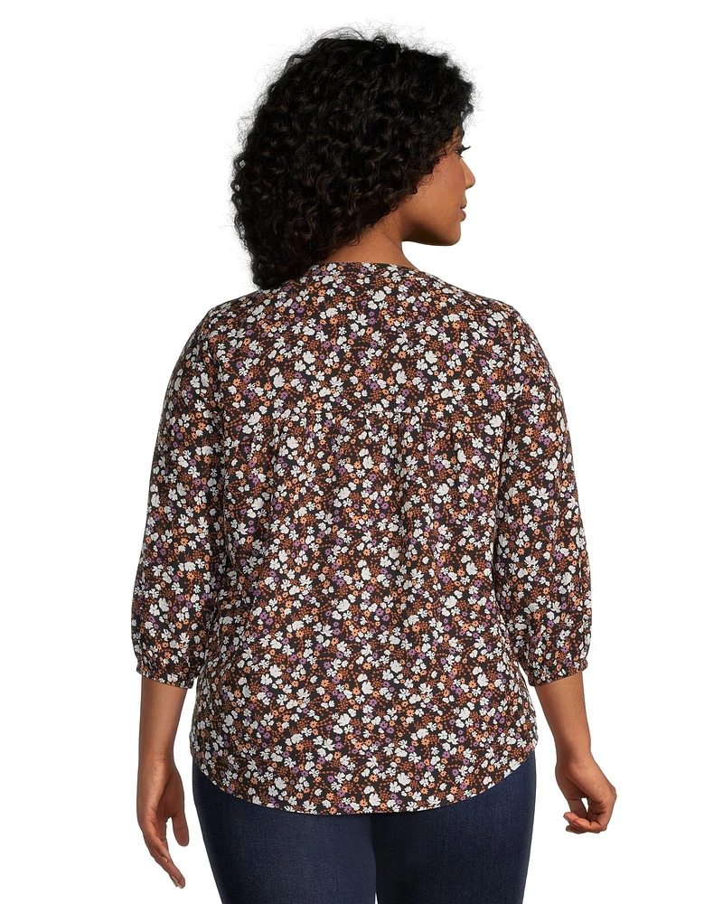 Women's Three Quarter Sleeve Blouse