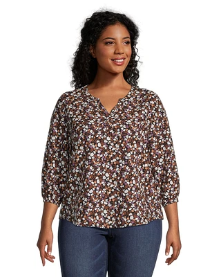 Women's Three Quarter Sleeve Blouse