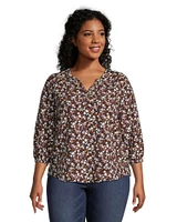 Women's Three Quarter Sleeve Blouse