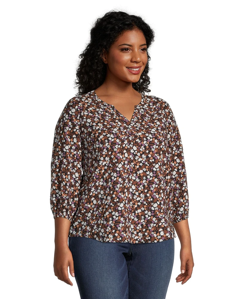 Women's Three Quarter Sleeve Blouse