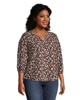 Women's Three Quarter Sleeve Blouse