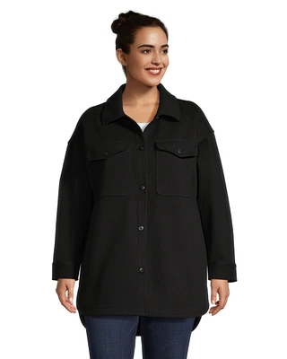 Boston Traders Women's Luxe Twill Shacket