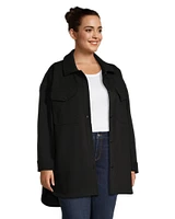 Boston Traders Women's Luxe Twill Shacket