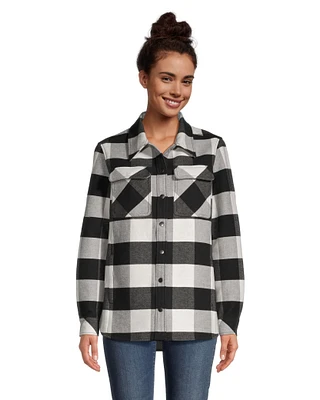 WindRiver Women's Outdoor Flannel Overshirt