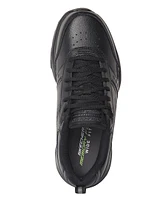 Skechers Men’s Haniger Lace Up Style Wide 2E Sneakers – Black