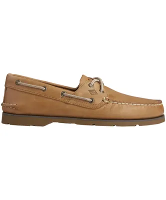 Sperry Men's Leeward 2-Eye Leather Slip On Boat Shoes