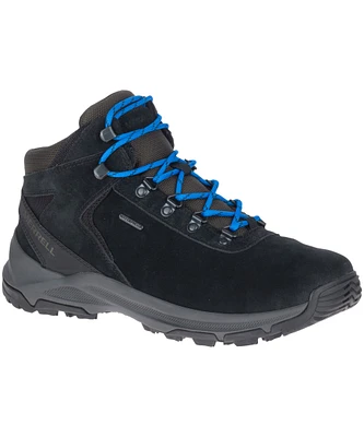 Merrell Men's Erie Mid Kinetic Fit Waterproof Hiking Shoes - Black ONLINE ONLY