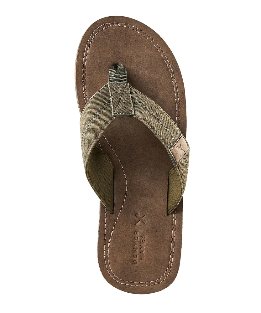 Denver Hayes Men's Sudak Thong Style Flip-Flops