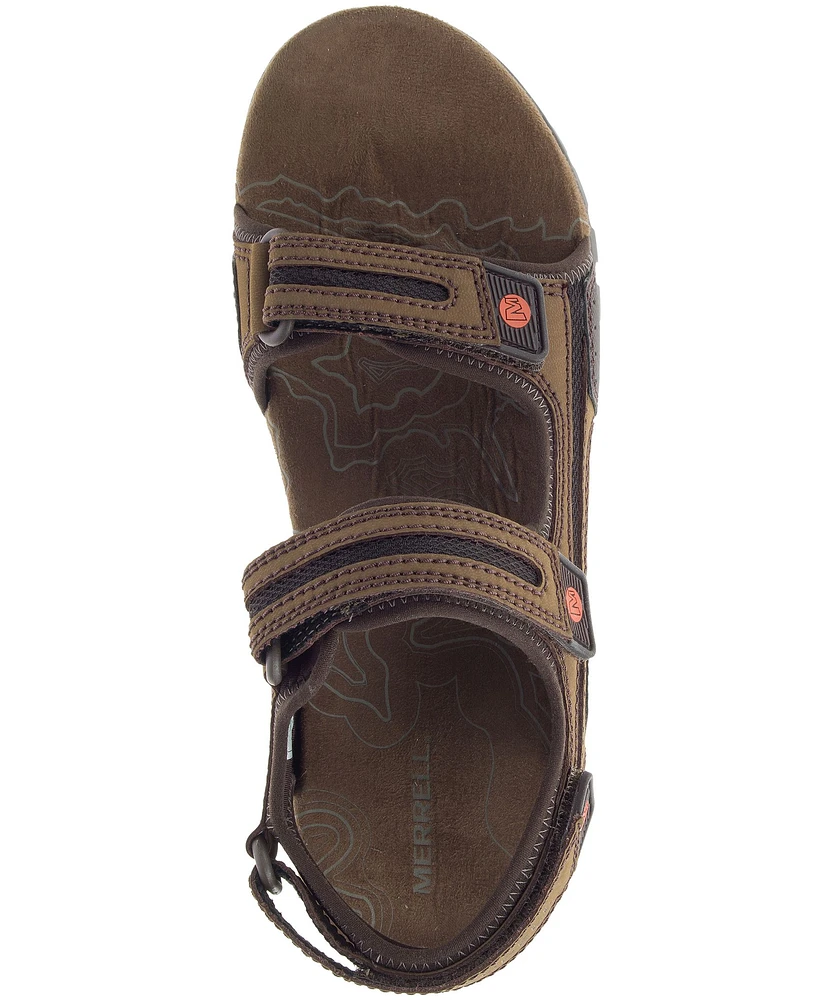 Merrell Men's Sanspur Oak Hook-And-Loop Sandals