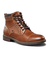 Denver Hayes Men's Mid Cut Lace-Up Casual Boots - Brown