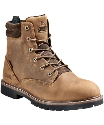 Kodiak Men's 6 Inch McKinney Waterproof ComfortZone Leather Boots