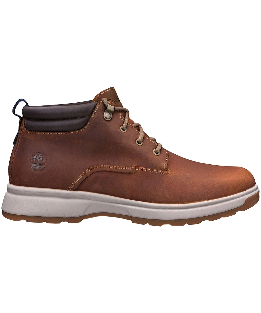 Timberland Men's Atwells Ave Lightweight Waterproof Leather Chukka Boots - Rust