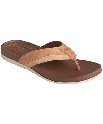 Men's Plushwave Leather Thong Sandals