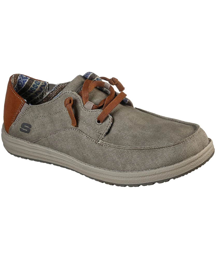 Skechers Men's Melson-Planon Relaxed Fit Slip-On Shoes - Taupe