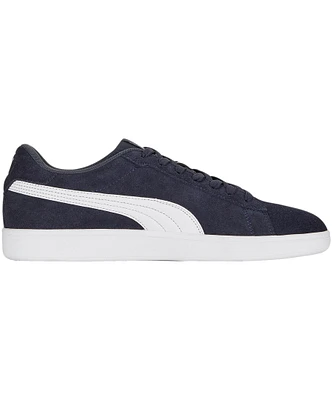 Men's Smash 3.0 Suede Sneakers - Navy/White/Silver