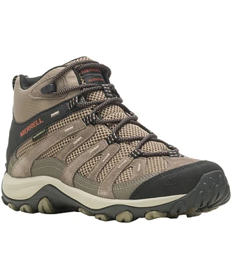 Merrell Men's Alverstone Mid Waterproof Hiking Boots - Boulder/Brindle