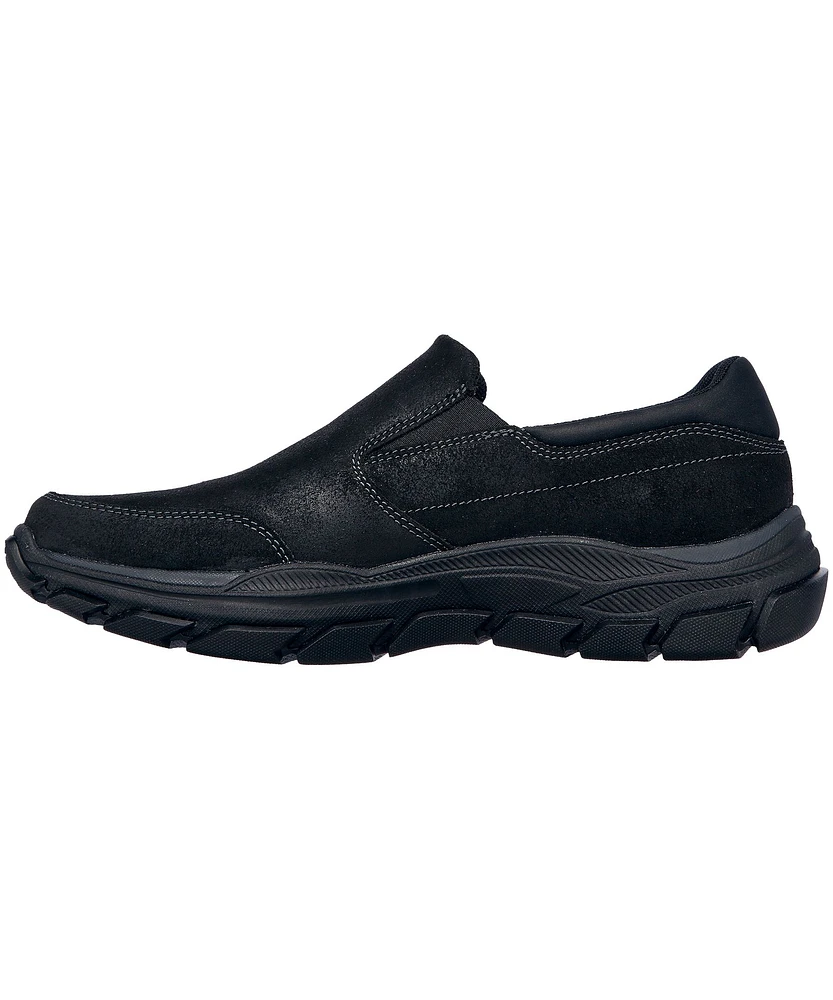 Skechers Men's Respected Calum Leather Slip On Shoes