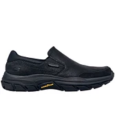 Skechers Men's Respected Calum Leather Slip On Shoes