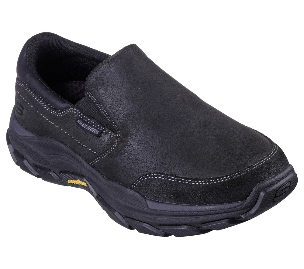 Skechers Men's Respected Calum Leather Slip On Shoes