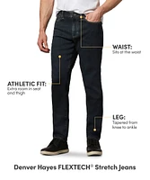 Denver Hayes Men's FLEXTECH Athletic Fit Stretch Jeans