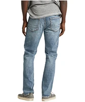 Silver Men's Machray Classic Fit Comfort Stretch Straight Leg Jeans - Medium Indigo Wash