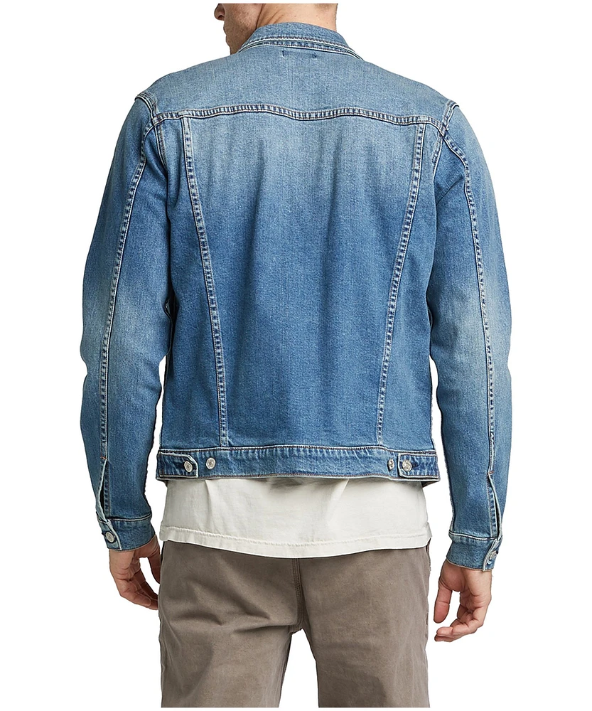 Silver Men's Slater Classic Denim Jacket