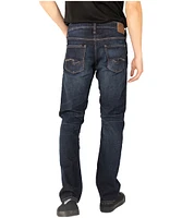 Silver Men's Allan Slim Straight Fit Dark Wash Jeans