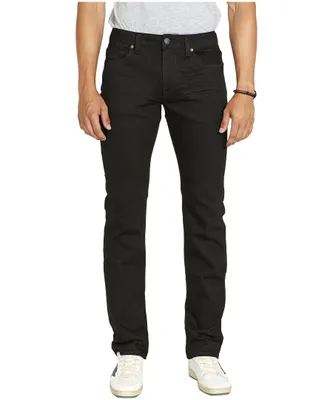 Buffalo Men's Six Stretch Mid Rise Straight Jeans - Black