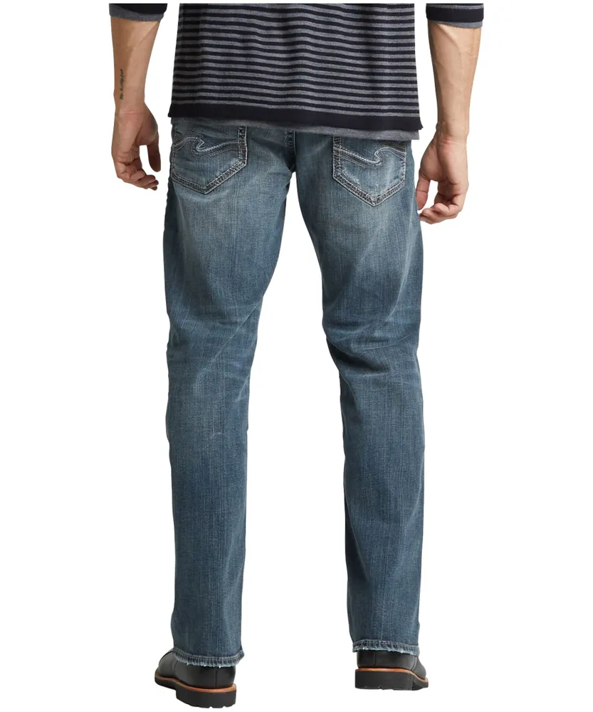 Silver Men's Grayson Big & Tall Easy Straight Jeans- ONLINE ONLY