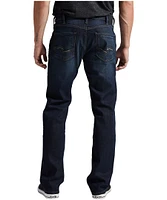 Silver Men's Allan Mid Rise Slim Straight Fit Stretch Denim Jeans