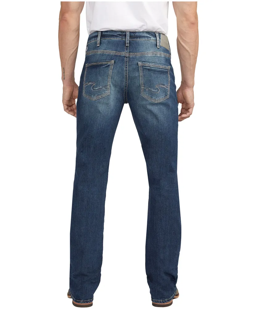 Silver Men's Jace Slim-Fit Bootcut Jeans