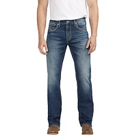 Silver Men's Jace Slim-Fit Bootcut Jeans