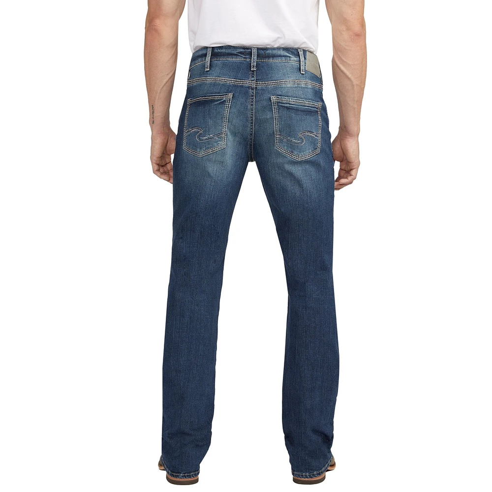 Silver Men's Jace Slim-Fit Bootcut Jeans