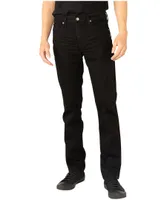 Silver Men's Machray Classic Mid Rise Straight Fit Jeans - Black Big and Tall