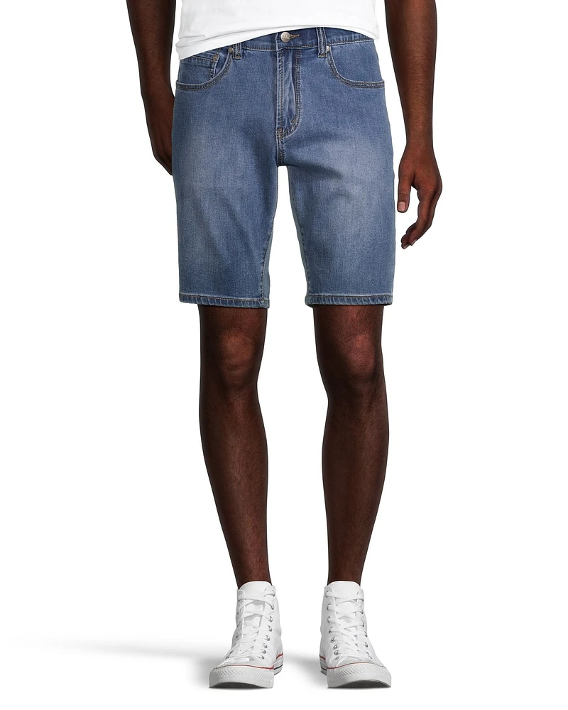 Lois Men's Dennis Bermuda Medium Wash Denim Shorts