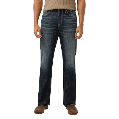 Silver Men's Zac Relaxed Fit Straight Leg Jeans