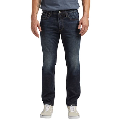 Silver Men's Konrad Slim Straight Fit Jeans