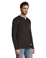 Helly Hansen Men's Long Sleeve Waffle Knit Henley Shirt