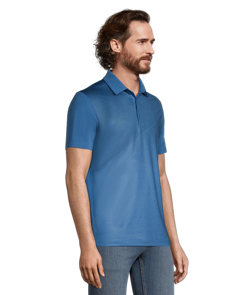 EXP Men's Casual Fit Quick Dry FreshTech Polo Shirt