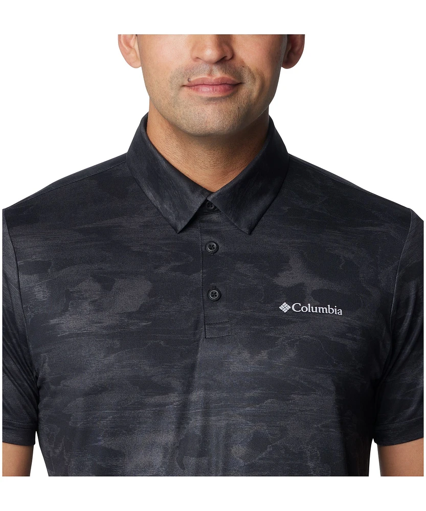 Columbia Men's Omni-Shade™ Tech Trail All Over Print Polo Shirt