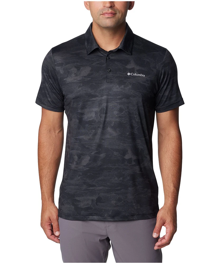 Columbia Men's Omni-Shade™ Tech Trail All Over Print Polo Shirt