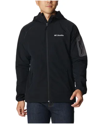 Columbia Men's Tall Heights™️ Hooded Softshell Adjustable Water-Resistant Jacket