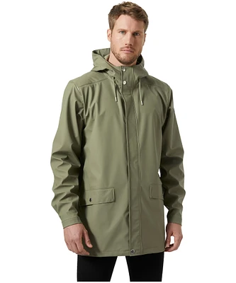 Helly Hansen Men's Moss Helox+ PU Waterproof Hooded Rain Jacket